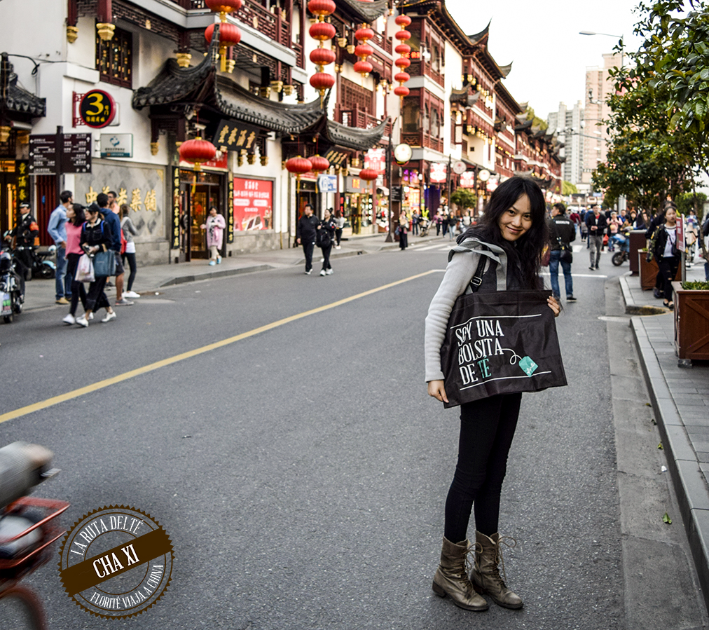 En Shangai, Nana con nuestra Tea Bag