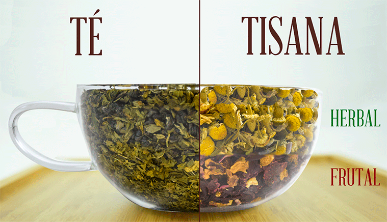 Tisana o taza para el té de cerámica, Taza con la Flor de